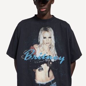 Men’s Balenciaga Britney Spears Oversized T-shirt